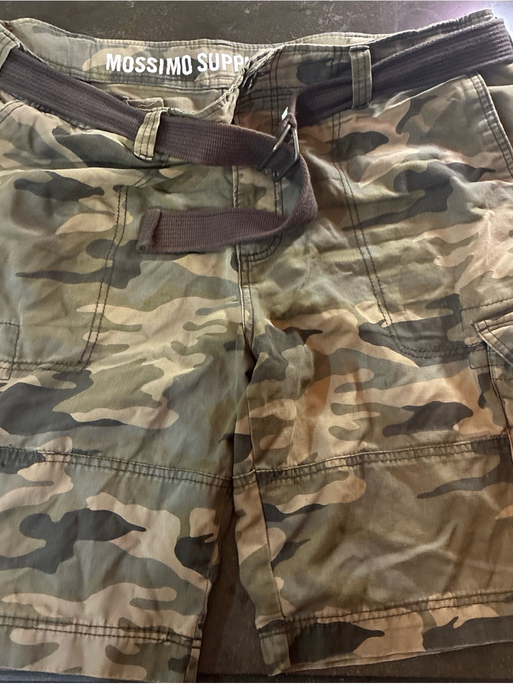 Mossimo Supply Co. Men's Camo Cargo Shorts – Olive/Tan/Black